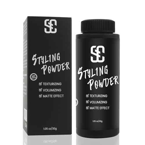 SOVONCARE Hair Styling Powder, Matte Natural Look for Men & Women, Hair Volumizer with Medium Hold, Long Lasting, Easy to Apply, No Sticky Residue, 1.05oz (Pack of 1)