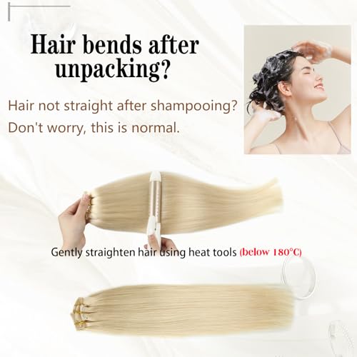 ABH AMAZINGBEAUTY HAIR Clip in Hair Extensions Real Human Hair Blonde Human Hair Clip ins Straight Remy Human Hair Clip ins #60 Platinum Ash Blonde 18 Inch 8pcs With 18 Clips 120G