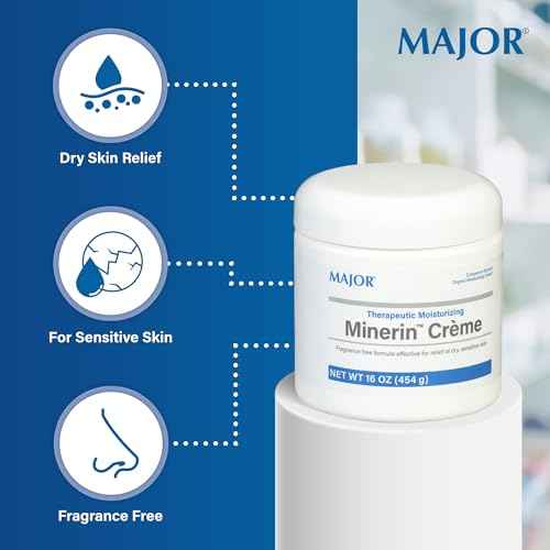 MAJOR Therapeutic Moisturizing Minerin Cr?me - Body Cream Moisturizer for Dry Skin - Fragrance-Free - 16 Oz. (1 Pack)