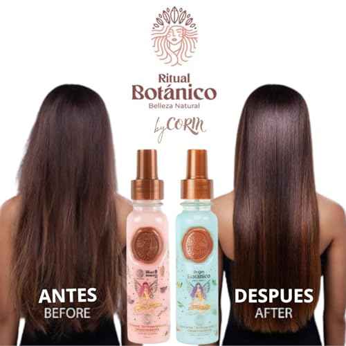 Hair Perfume - DUO Protector Termico para Cabello, Desenredante y Control Frizz Con Feromonas, Protecci?n Solar - Ritual Seducci?n y Ritual Tentaci?n Floral y Frutal 120ML - Leave in Conditioner Spray