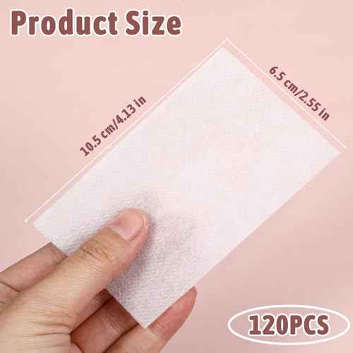 120 Pcs End Papers for Hair Perm Disposable Salon Perm Paper for Hair High Temperature Resistant Curling Papers for Cold Hot Perms Styling Tools