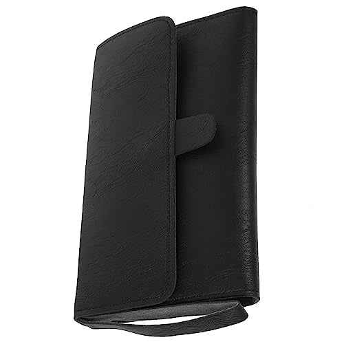 Hair scissor storage organizer Scissors Bag Barber Leather Pouch Case Foldable Hairdressing Tool Holder Bag for Scissors Shear Hair scissor container Comb leather barber scissors case