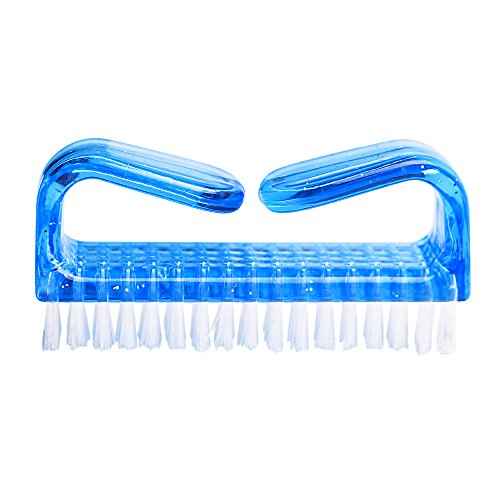 hupos Handle Grip Nail Brush, Fingernail Scrub Cleaning Brushes for Toes and Nails Cleaner, Pedicure Brushes for Men and Women 4 Pack