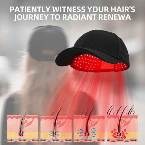 Red Light Therapy for Hair Growth, Laser Cap Hair Regrowth For Women and Men