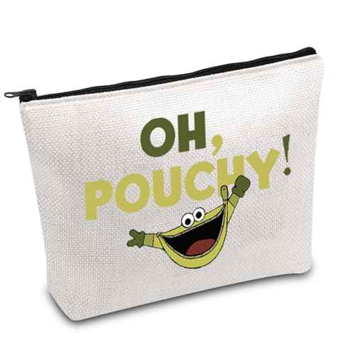 FOTAP Oh Pouchy Inspire Makeup Bag WDW Trip Travel Bag Inside Pouchy Bag Green Pouchy Fan Gift Bloofy And Pouchy Bag (Oh Pouchy)