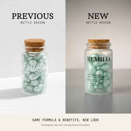 Remilia Hair | Keratin Hair Capsules with Pro-Vitamin B5 ? Nourishing Leave-In Hair Serum for Smoothness, Shine & Hydration ? 30 Softgel Capsules