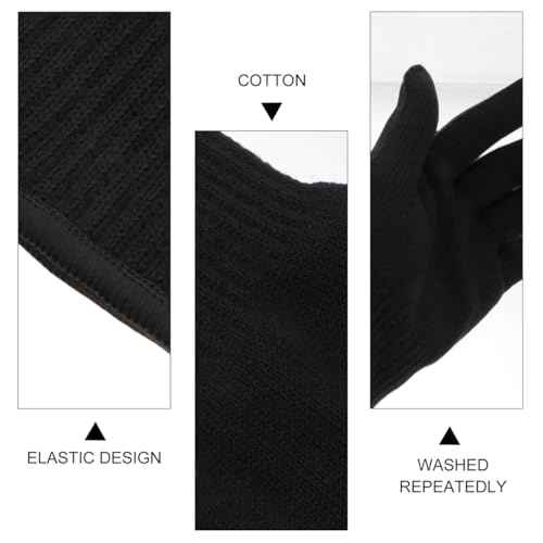 MERRYHAPY Heat Resistant Curling Gloves 3-Pack Insulated Hair Styling Mitts for Safe Use with Curling Irons and Flat Irons Protect Hands from Burns during Hair Styling at Home or Salon