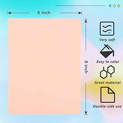 15Pcs Tattoo Fake Skin Blank Tattoo Skin Practice 7.4¡¿5.6in Double-Side Use Microblading Eyebrow for Beginners and Artist Supplies Kit