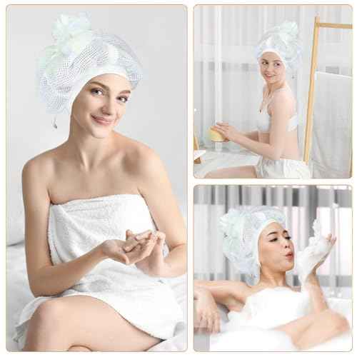 Net Plopping Cap,Hair Cover for Sleeping Soft Elastic Band Mesh Cap,Womens Bonnets for Hair Sleeping,£¨total 2pcs)
