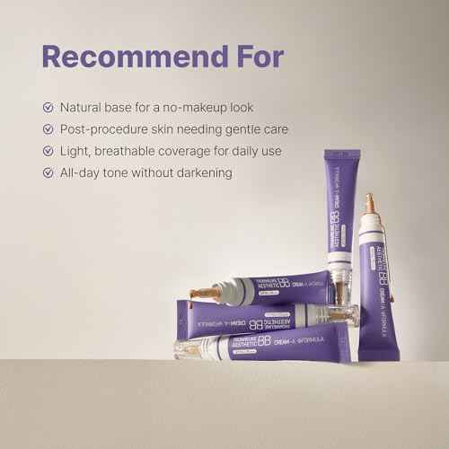 TROIAREUKE Aesthetic BB Cream A+ Formula (21 Beige) SPF50+ PA+++, Lightweight Blemish Balm, Tinted Moisturizer with Medium Coverage, Lasting Foundation Makeup Base for Oily Skin | Korean Beauty Makeup