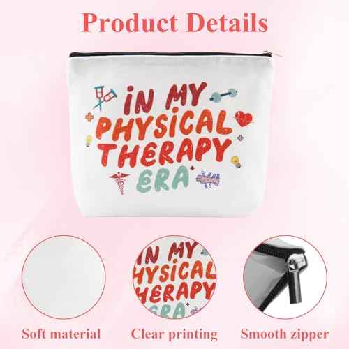 Physical Therapy Makeup Bag for Women Physical Therapy Gifts Occupational Physical Therapist Gifts for PT PTA Doctor Friend Colleague Christmas Birthday Graduation