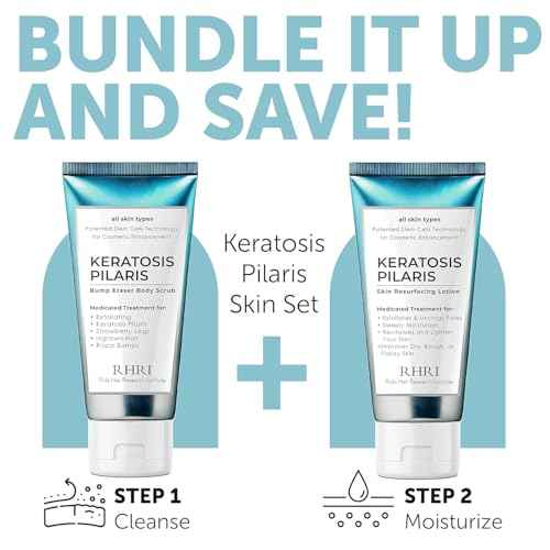KP Bump Eraser Body Set | Keratosis Pilaris Treatment | Keratosis Pilaris Lotion | Exfoliating Body Scrub | Ingrown Hair Treatment | Bundle Set for Bump, Strawberry Legs, Redness, Dry & Flakey Skin