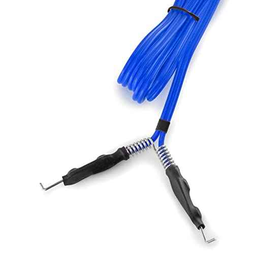 Silicone Tattoo Clip Cord Flexible 6' Long Blue Color