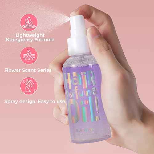 immetee Hair Perfume Oil, Floral Hair Perfume Spray, Long-lasting Fragrance. 100ml (100ml, HYACINTHUS ORIENTALIS)