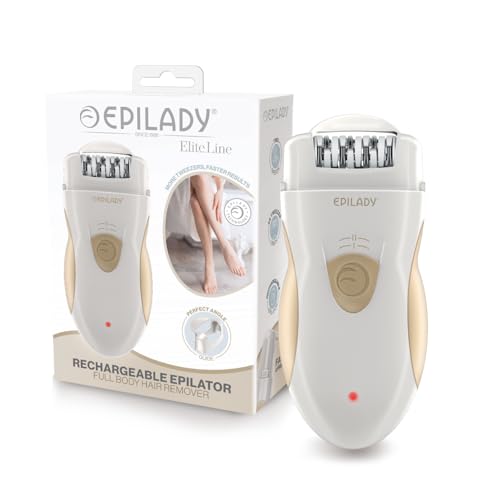 Epilady Legend 5 Rechargeable Cordless Epilator for Women, 56-Tweezer Dual Speed Full Body Hair Removal Device for Legs, Underarms, Bikini & Face, Long-Lasting Smooth Skin, Travel Case Included
