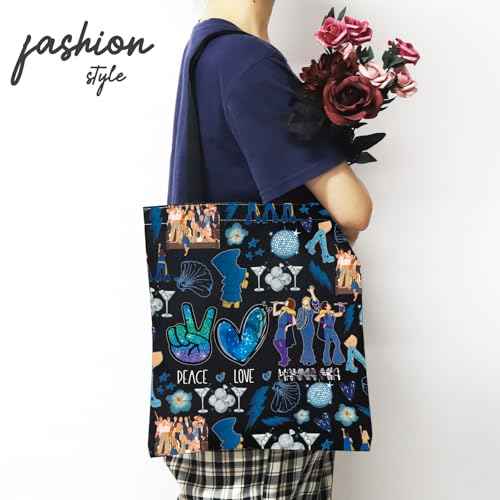 CMNIM Do-na Gift Ma-ma Musical Makeup Bag Peace Love Miia Fans Cosmetic Make Up Bag Comedy Gift for Fans