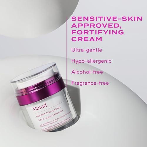 Murad Heartleaf Calming Cream ? Gentle Moisturizer with Heartleaf for Irritated, Sensitive or Eczema-Prone Skin to Stabilize, Soothe, and Soften All Day ? 1.7 Fl Oz