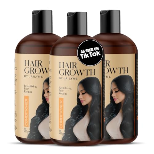 Hair Growth Conditioner by Jailyne Ojeda ? Deeply Nourishing & Strengthening Formula with Biotin & Keratin ? Promotes Thicker, Longer Hair ? Made in USA