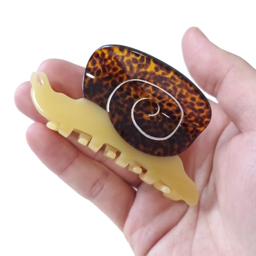 Snail Hair Clip,Acetate Hair Claw,Small Hair Clips for Women
