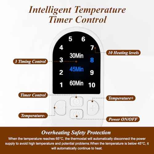 Heated Cap for Deep Conditioning: Upgraded Extra Large 10-Level Fast Heating 3 Time Settings Hair Steamer Cap for Natural Black Hair Portable Thermal Steam Cap for Home Hair Treatment - Black