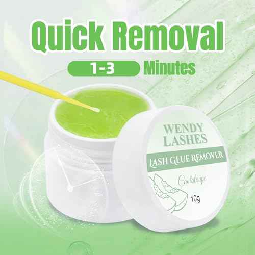 Eyelash Extension Remover Lash Remover for Lash Extensions Low Irritation Eyelash Glue Remover Professional Salon Eyelash Adhesive Remover(10g)