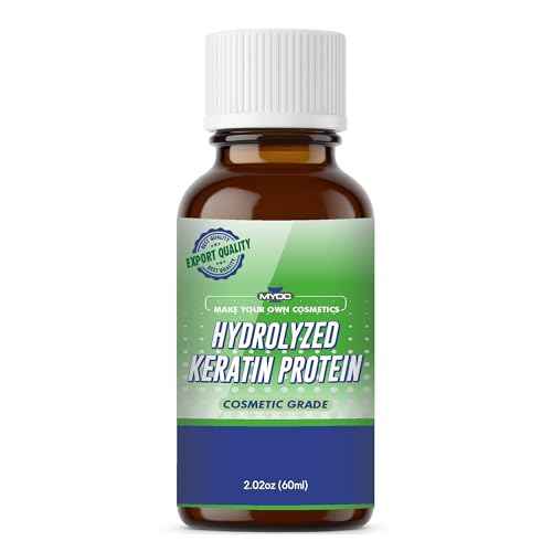 HYDROLYZED KERATIN PROTEIN Liquid - 60 ml | For Hairs | 2 FL Oz | DIY Ingredient | Hair Strengthens & Protects ? Reduces Damage ? Fight Fizz ? Softens ? Moisturizes ? Increases Density
