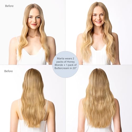 Luxy Tape-In Hair Extension Collection 16", 50g, Champagne Blonde, 20 pieces