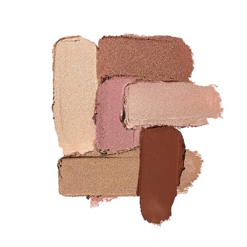Nudestix Nude Beach 6-Piece Eye Palette ? Cream Eyeshadow Pencil Set in Matte & Luminous Finishes | Long-Wear, Vegan Eye Crayons in Nude, Bronze & Rose Gold Tones | Limited Edition Collector Tin