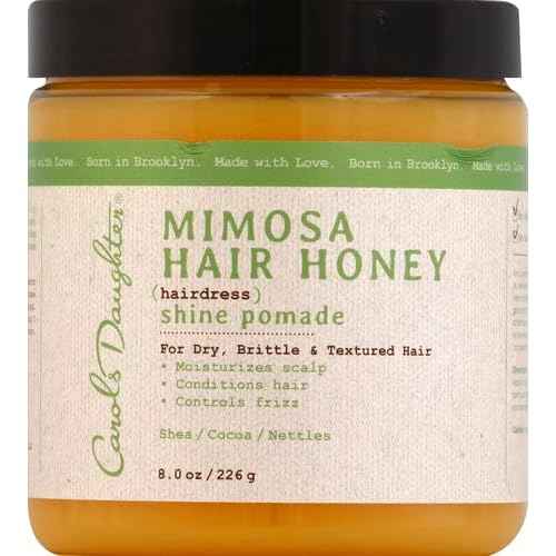 Carol's Daughter Mimosa Hair Honey Shine Pomade for Textured and Curly Hair - with Shea Butter & Rosemary Oil, 8 fl oz