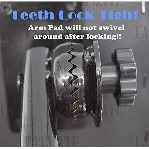 NEW UPDATED! HEAVY DUTY LARGE PAD LOCKS IN PLACE Tattoo Leg Rest or Arm Rest Stand Tripod Style Fully Adjustable