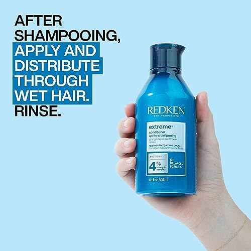 Redken Extreme Conditioner For Damaged Hair - Strengthen & Protect Damaged Hair, Infused With Proteins