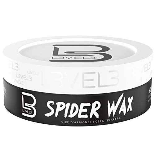 L3 Level 3 Spider Wax - Long Lasting and Strong Hold Improve your Hair Volume and Texture - Level Three Hair Wax for Men