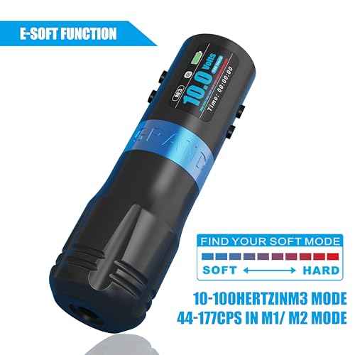 Emalla Grand G4 Cordless Tattoo Pen Machine, Professional Tattoo Machine 4.2mm Stroke Long Working Battery Pen Premium Gun for Artists Tattoo Supplies