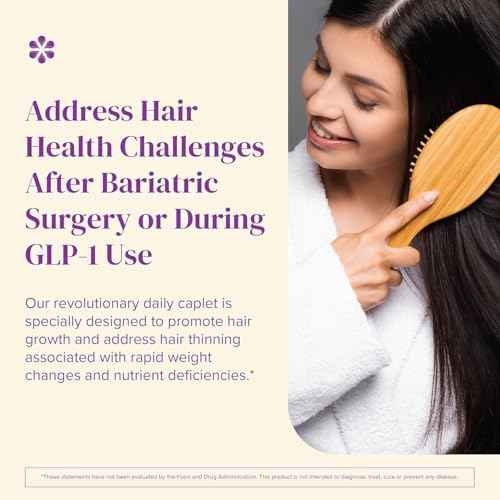 Barimelts Hair Health+ ? Helps Reduce Hair Thinning for GLP-1 Users or Bariatric Patients ? Hair Growth Supplement with Clinically Studied AnaGain¢â Nu and Keratin ? 1-Month Supply