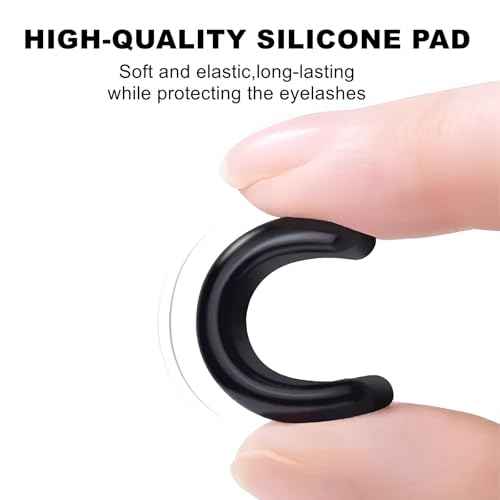 80Pack Fit for Tweezerman Eyelash Curler Refills,High Elasticity Silicone Replacement Pad Compatible with Tweezerman Eyelash Curler,Gentle & Safe,Use with Eye Lash Curlers.