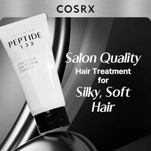 COSRX PEPTIDE 132 Hair Bond Repair Treatment - Deep Conditioner Hair Mask for Damaged, Dry Hair, Repairs Breakage & Split Ends with Collagen & Hyaluronic Acid, For All Hair Types ? 4.05 fl oz