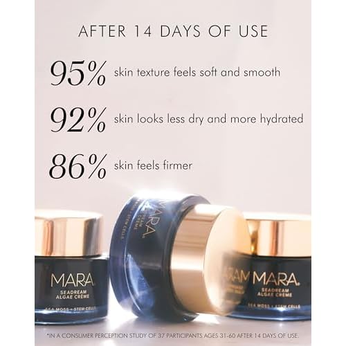 MARA - SeaDream Firming Algae Creme Moisturizer with Sea Moss + Peptides | Rich, Overnight, Anti-Aging Cream to Firm, Hydrate + Plump, For All Skin Types (1.7 fl oz | 50 ml)