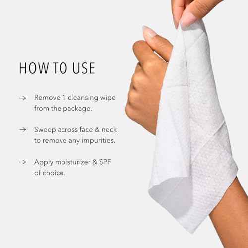 HydroPeptide HydroActive Cleanser, Micellar Facial Cloths, Cleanses Makeup, Dirt, and Excess Oil and Hydrates, 5 Pack (150 total clothes)