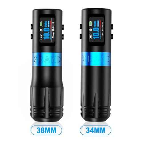 Emalla Grand G4 Cordless Tattoo Pen Machine, Professional Tattoo Machine 4.2mm Stroke Long Working Battery Pen Premium Gun for Artists Tattoo Supplies