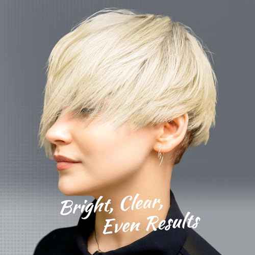 Hair Bleach Kit, Hair Lightener for Dark Hair, Color-Freedom Cream with Hair Mask, Protect & Repair While Lightening, Lifts up to 8 Shades, Complete kit with Tint Bowl, Brush, Gloves & Cap