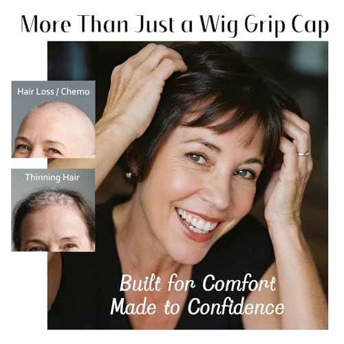 Dreamlover Wide Wig Grip Band for Secure Fit, Soft Wig Caps for Balding and Hair-loss Individuals, 2-in-1 Wig Grip Cap, Nude, 1 Pieces