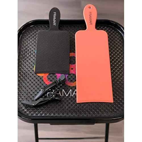 FRAMAR Balayage Board and Paddle Set - Long and Short Foil Board For Highlights, Highlighting Board, Balayage Hair Dye Kit, Hair Salon Supplies, For Enhanced Precision - 2 Pack