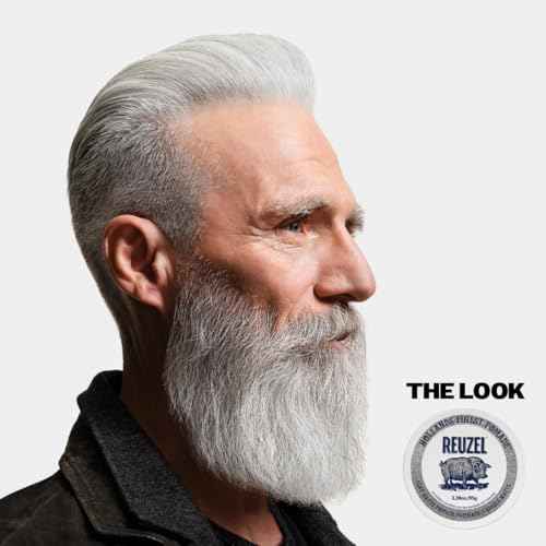 REUZEL Clay Matte Pomade, Medium All Day Hold, Water Soluble Styling, Matte Finish and Flake Free, Easy To Wash Out, For All Hair Types