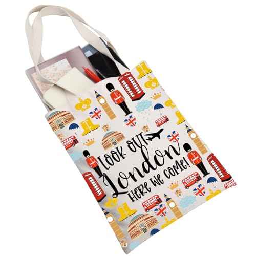 JNIAP London City Makeup Bag London Travel Gifts London Toiletry Bag London Travel Bag London Zipper Pouch (look out London TG)
