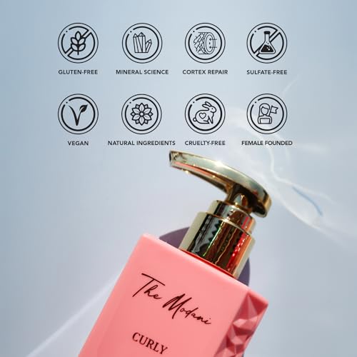 Curly Mineral Kit - Shampoo (8.5oz/250ml), Mineral mud (8.5oz/250ml) and Curly Mineral Curl Cream (8.5oz/250ml) Complete 3-step system for curly hair care
