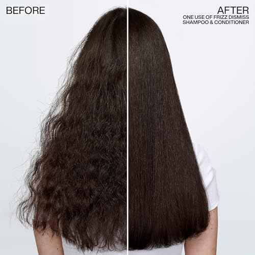 Redken Frizz Dismiss Conditioner - Frizz Control for All Hair Types, Moisturizes & Smoothes, Enhances Shine, With Babassu Oil