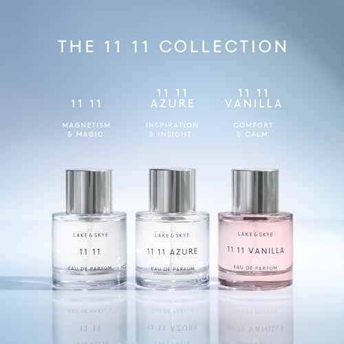 Lake & Skye 11 11 Eau de Parfum Spray, Long Lasting Fragrance, 1.7 fl oz (50 ml) - Sheer & Uplifting Scent
