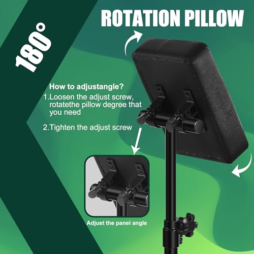 POARMEEY Tattoo Armrest Stand Personalized Adjustable Portable Tripod Tattoo Arm Holder Leg Rest Soft Sponge Pad