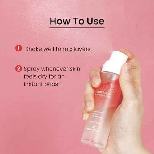 [the SKIN HOUSE] K-Beauty Face Mist & Collagen Cream Gift Set ? Hydrating Ampoule Spray and Ultra Long Lasting Moisturizer Duo, Holiday Stocking Stuffer for All Ages, Christmas Gift for Her