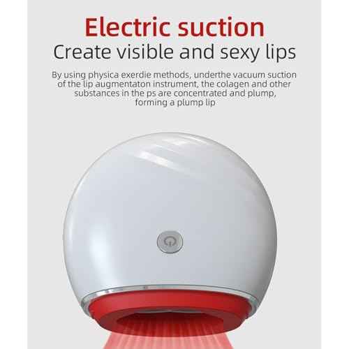 Lip Filler Device, Electric Silicone Lip Enhancer Lip Plumper Device Electric Lip Plumper Device Care Tool Automatic Firming Lip Skin Beauty Device